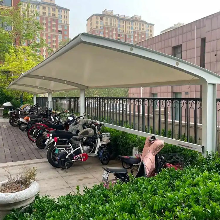 三河市膜结构电动车棚